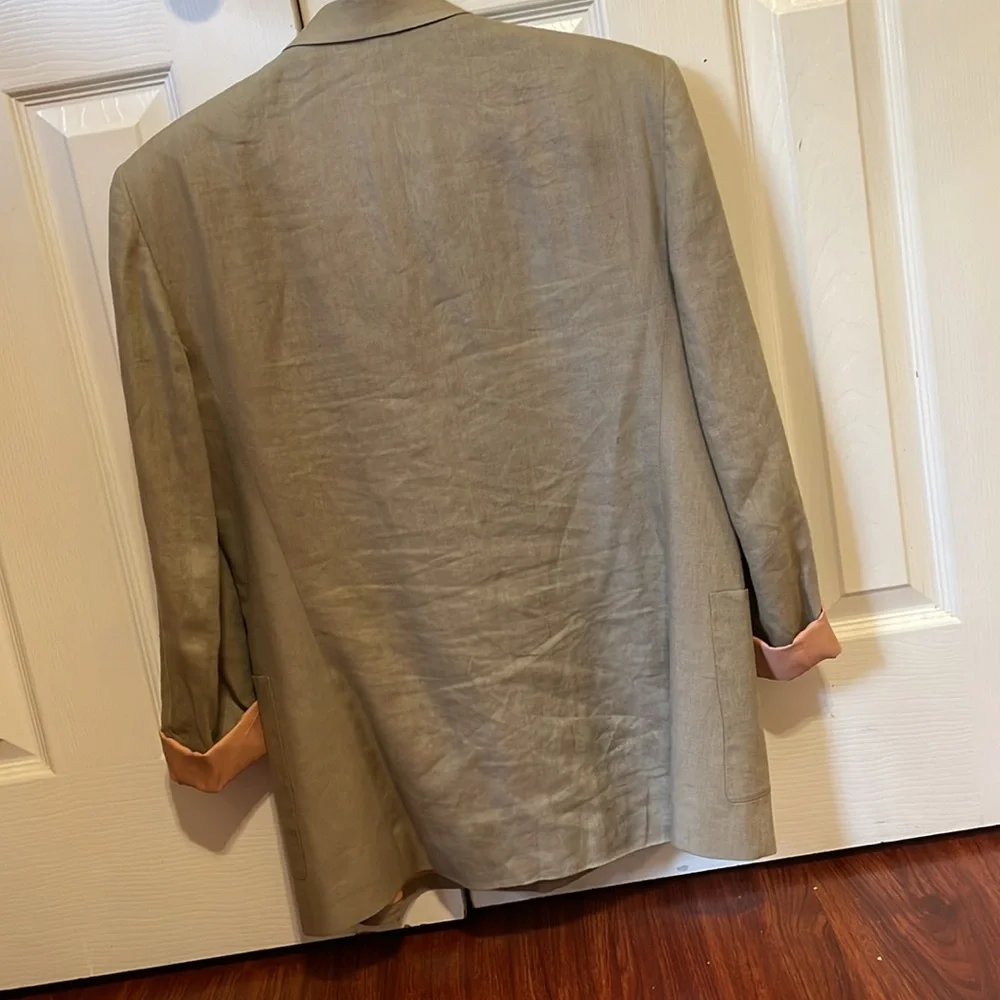 Christian Dior 80s Linen Blazer